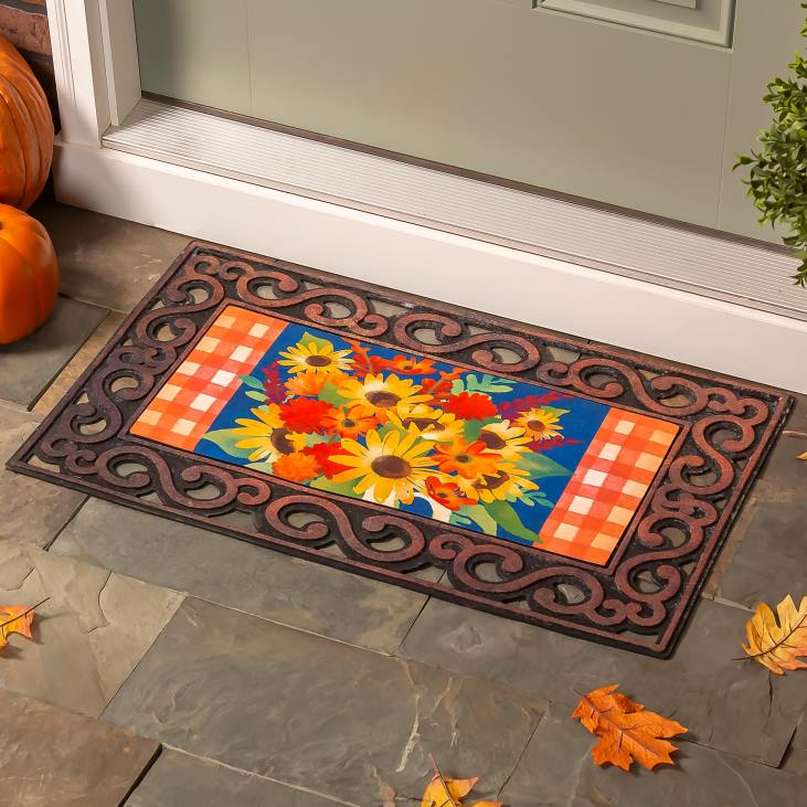 vaibad ja matid 820L1963 sügis lillekimbu sassafras lüliti matt Plow & Hearth