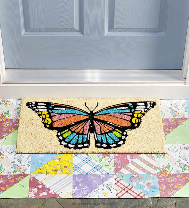 vaibad ja matid 820L1969 liblikaväljad kookosmatt Plow & Hearth