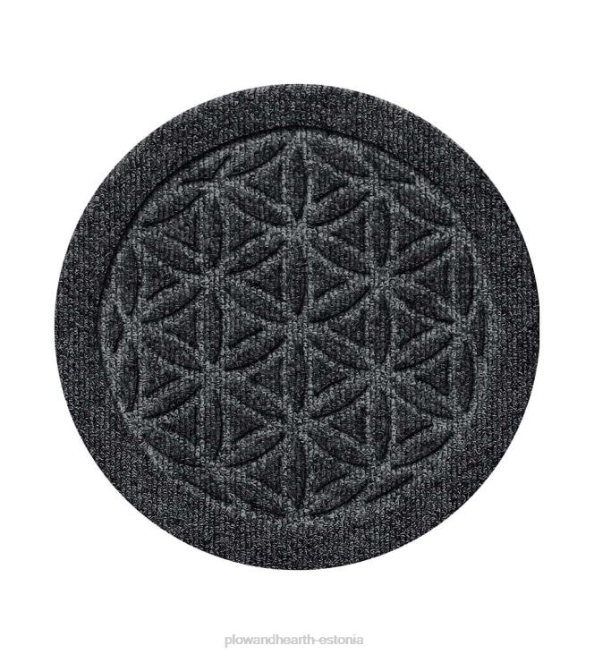 vaibad ja matid 820L1971 vesihog 12 elulille taime trivetid, komplektis 2 - süsi Plow & Hearth