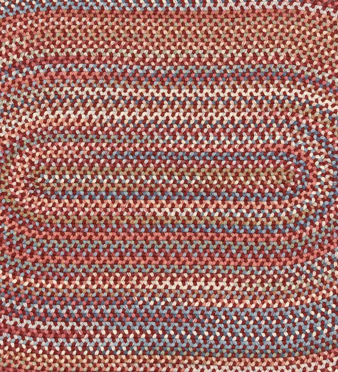 vaibad ja matid 820L1770 sinise harjaga villast punutud ovaalsed vaibad, valmistatud USA-s Plow & Hearth