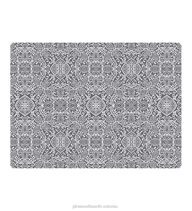 vaibad ja matid 820L1781 arabesque lauatooli matt - hall Plow & Hearth