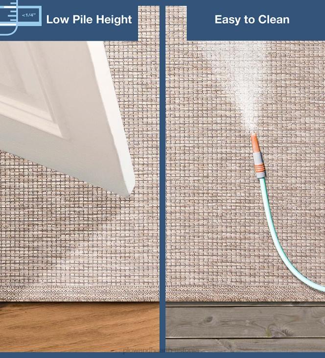 vaibad ja matid 820L1787 sise/väljas beachcomberi tekstuuriga vaip Plow & Hearth