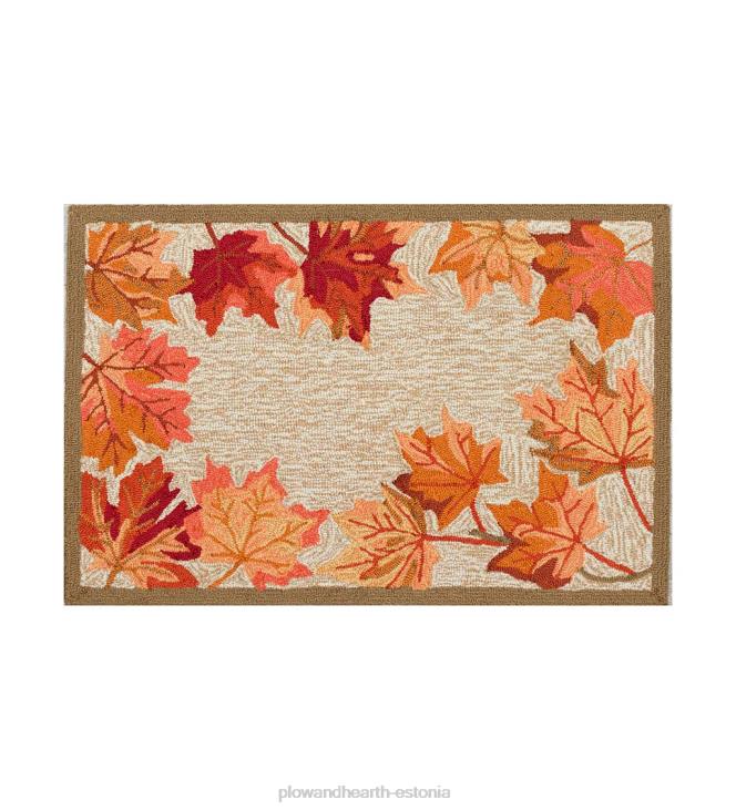 vaibad ja matid 820L1790 sise-/väljas langevate lehtede piirdevaip Plow & Hearth