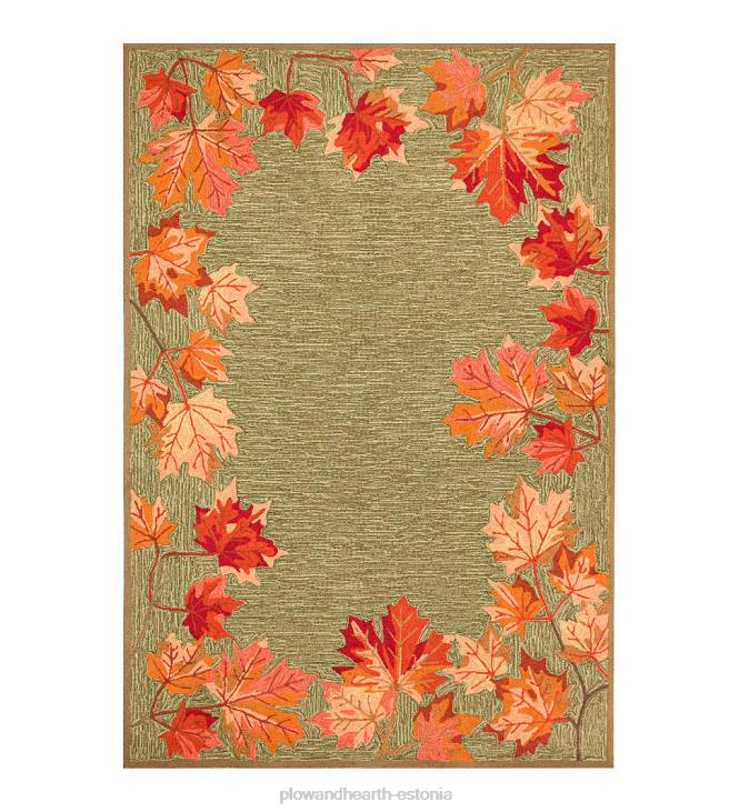 vaibad ja matid 820L1790 sise-/väljas langevate lehtede piirdevaip Plow & Hearth