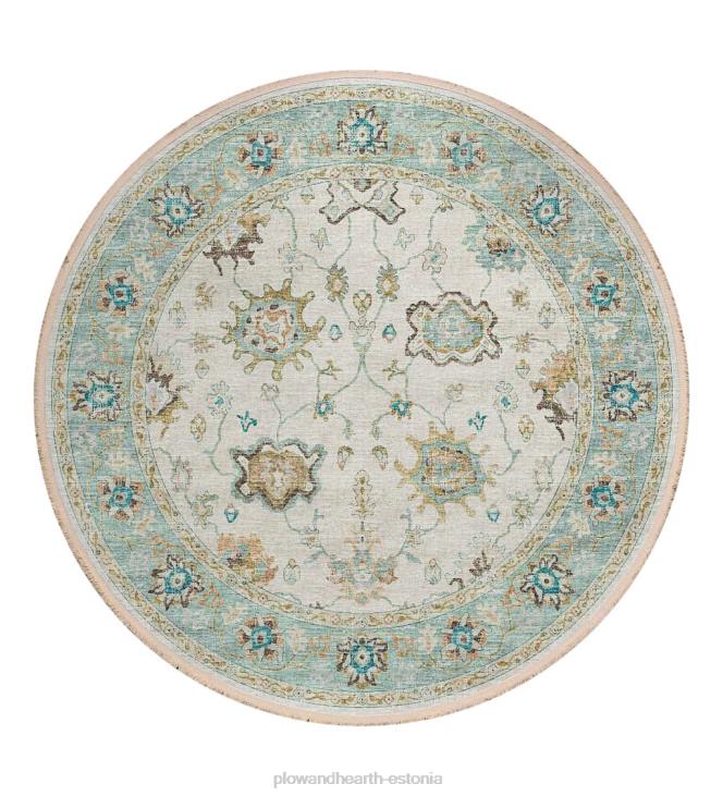 vaibad ja matid 820L1793 marietta äärisega ümmargune vaip Plow & Hearth