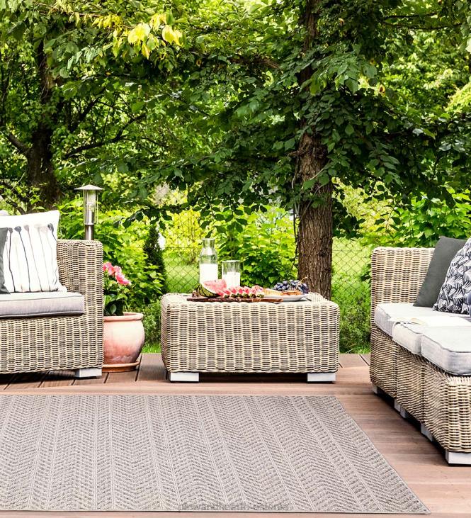 vaibad ja matid 820L1800 sise/väljas kitty hawk chevron vaip Plow & Hearth