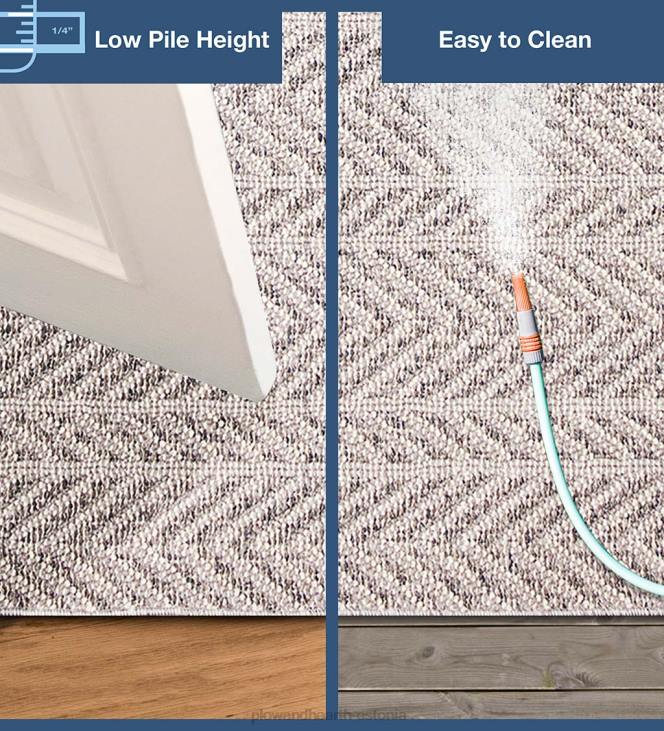 vaibad ja matid 820L1800 sise/väljas kitty hawk chevron vaip Plow & Hearth