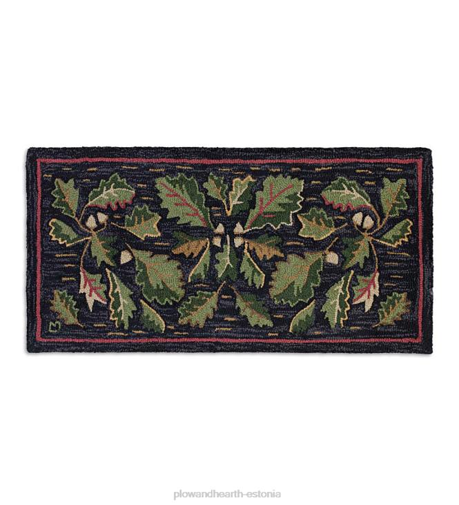 vaibad ja matid 820L1821 tammetõrud käsitsi konksuga villane vaip, 24 x 48 Plow & Hearth