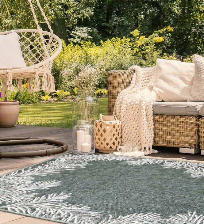 vaibad ja matid 820L1825 sise-/väljas männisalu piirdevaip Plow & Hearth