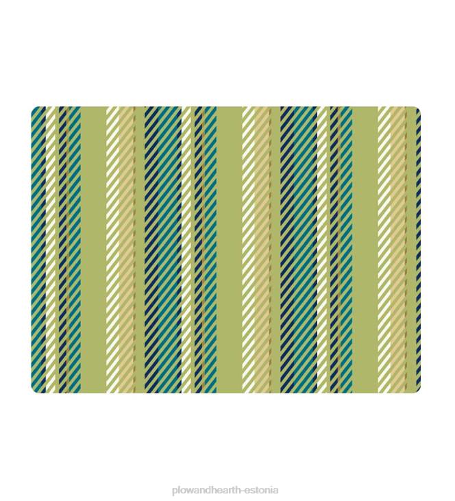 vaibad ja matid 820L1834 triibuline toolimatt - sinine Plow & Hearth