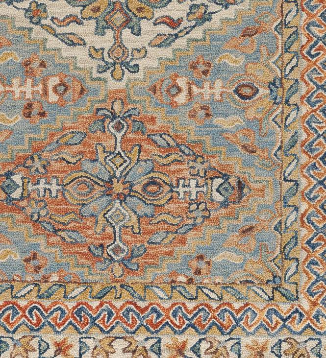 vaibad ja matid 820L1835 mägi päikeseloojangu villane vaip Plow & Hearth