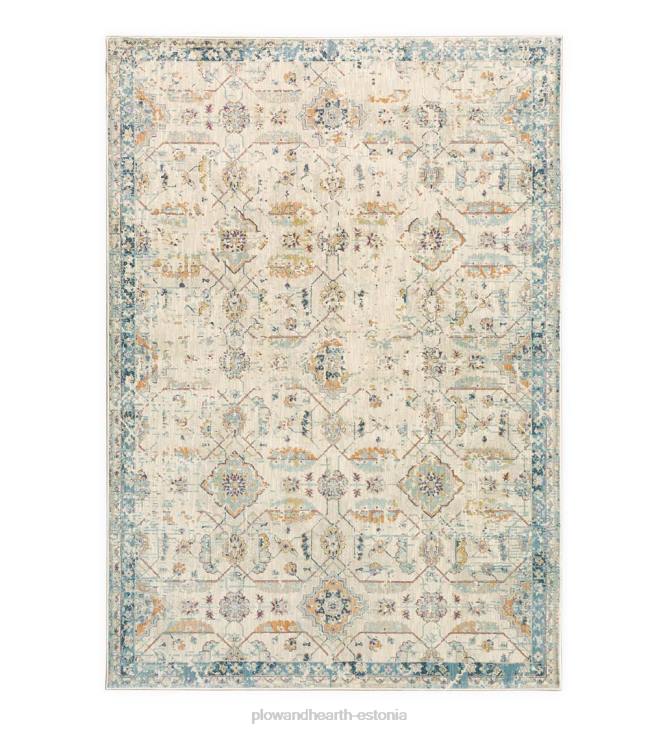 vaibad ja matid 820L1849 hõbedane linnapärandi polüpropüleenvaip Plow & Hearth