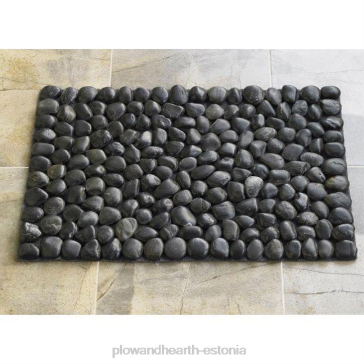 vaibad ja matid 820L1923 jõe kivipõrandamatt - valge Plow & Hearth