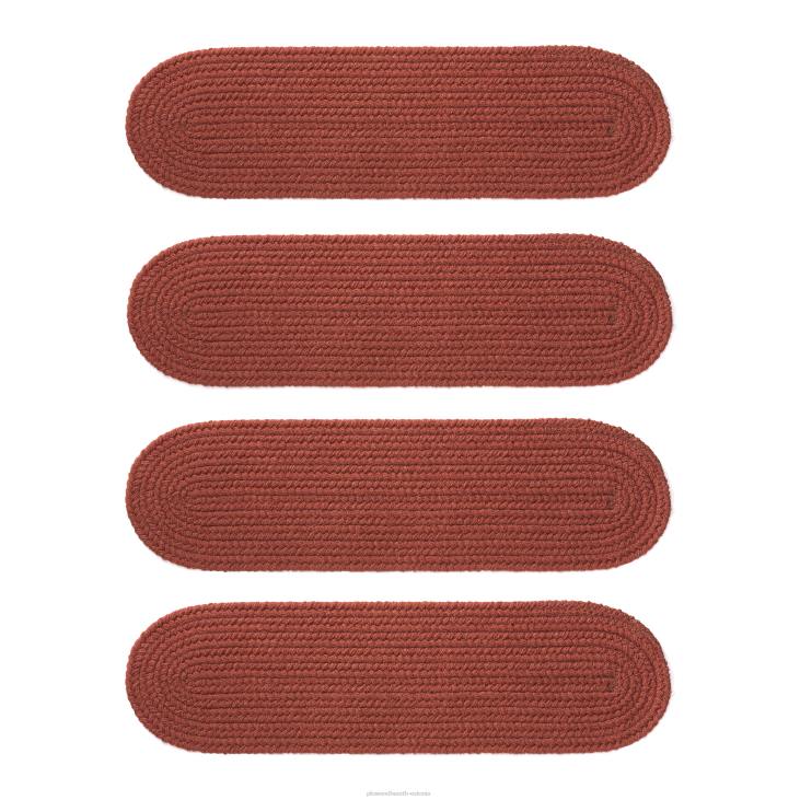 vaibad ja matid 820L1909 sise/välja põimitud polüpro roanoke trepiastmed, komplektis 4 - tahke süsi Plow & Hearth