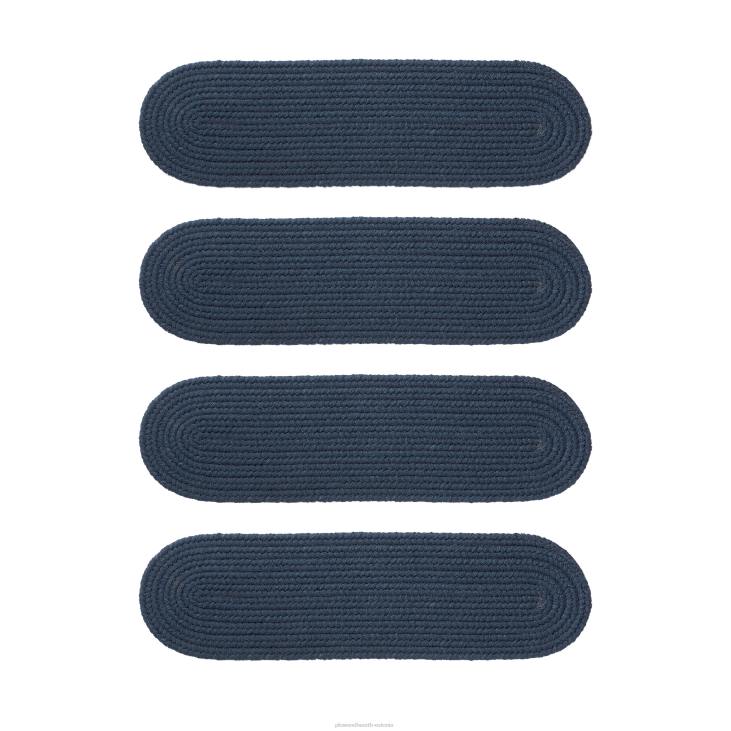 vaibad ja matid 820L1909 sise/välja põimitud polüpro roanoke trepiastmed, komplektis 4 - tahke süsi Plow & Hearth