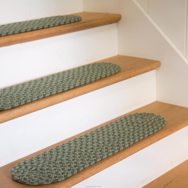 vaibad ja matid 820L1914 USA-s valmistatud villane punutud virginia trepiaste, komplektis 4 - frost Plow & Hearth