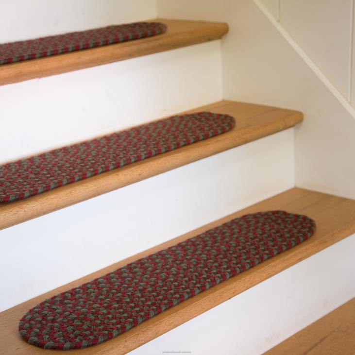 vaibad ja matid 820L1914 USA-s valmistatud villane punutud virginia trepiaste, komplektis 4 - frost Plow & Hearth