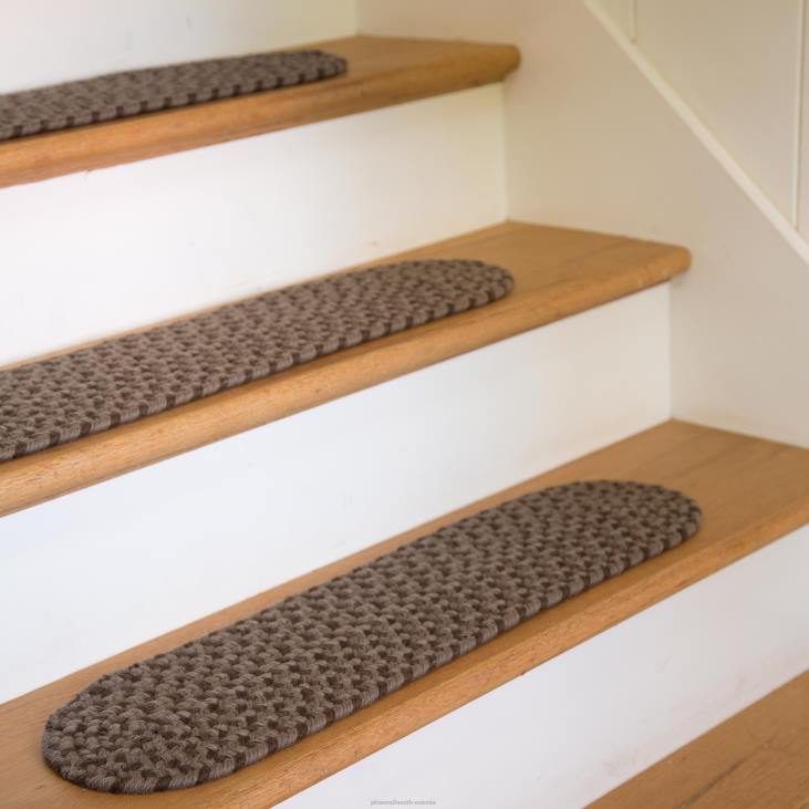 vaibad ja matid 820L1914 USA-s valmistatud villane punutud virginia trepiaste, komplektis 4 - frost Plow & Hearth