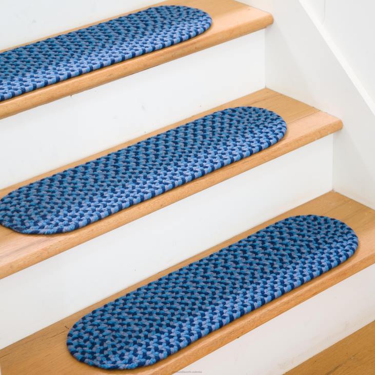 vaibad ja matid 820L1914 USA-s valmistatud villane punutud virginia trepiaste, komplektis 4 - frost Plow & Hearth