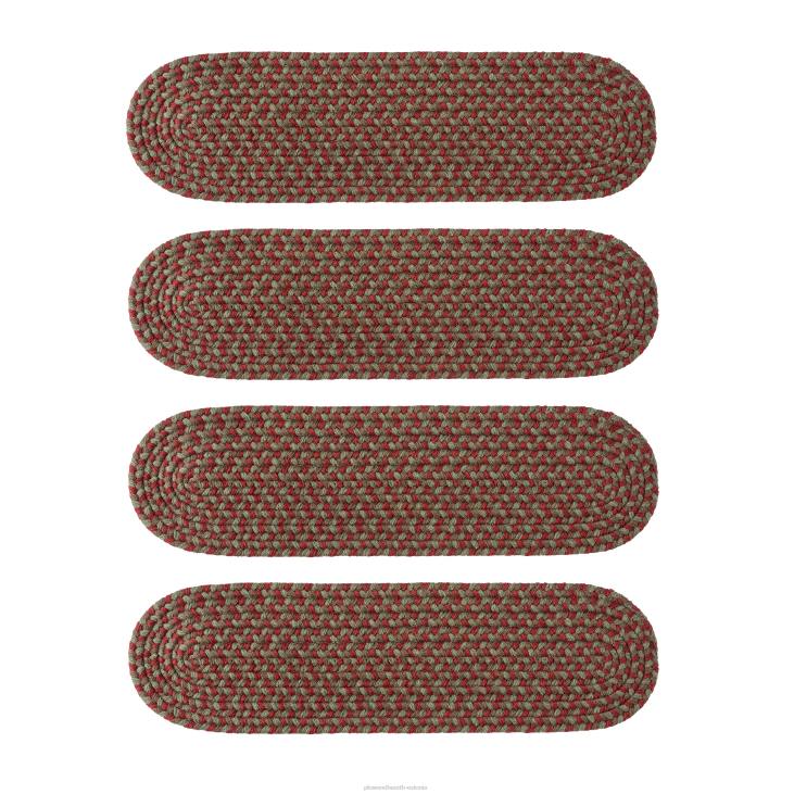 vaibad ja matid 820L1914 USA-s valmistatud villane punutud virginia trepiaste, komplektis 4 - frost Plow & Hearth