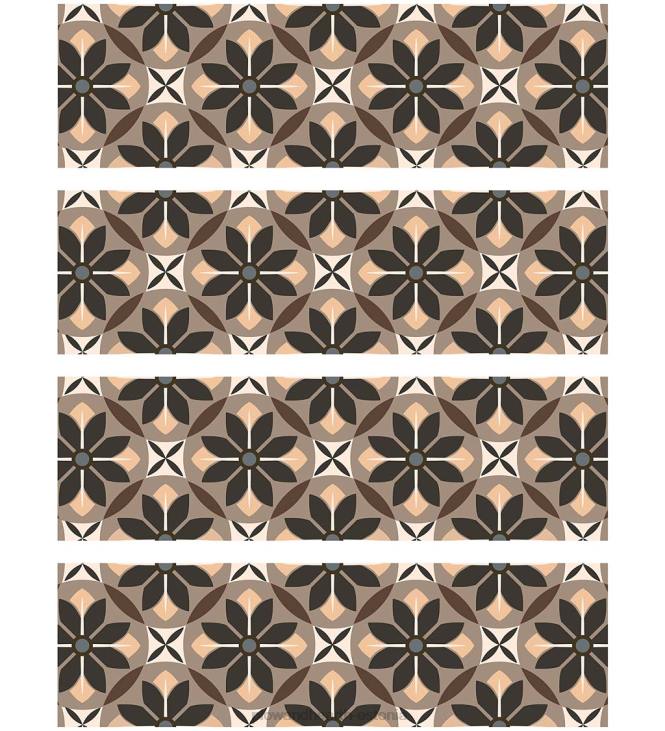 vaibad ja matid 820L1918 vintage plaatidest trepiastmed, komplektis 4 - rooste Plow & Hearth