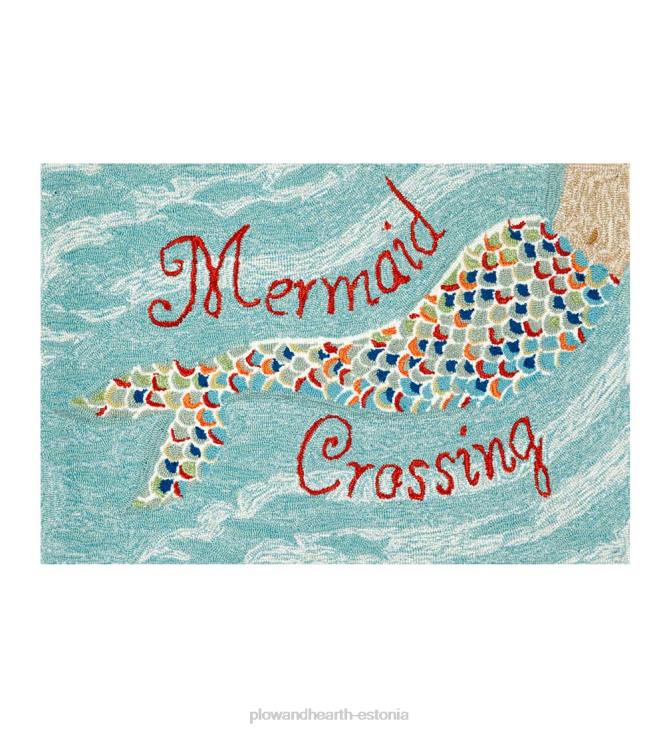 vaibad ja matid 820L1906 merineitsi ristumisaktsentvaip, 24 l x 36 l Plow & Hearth